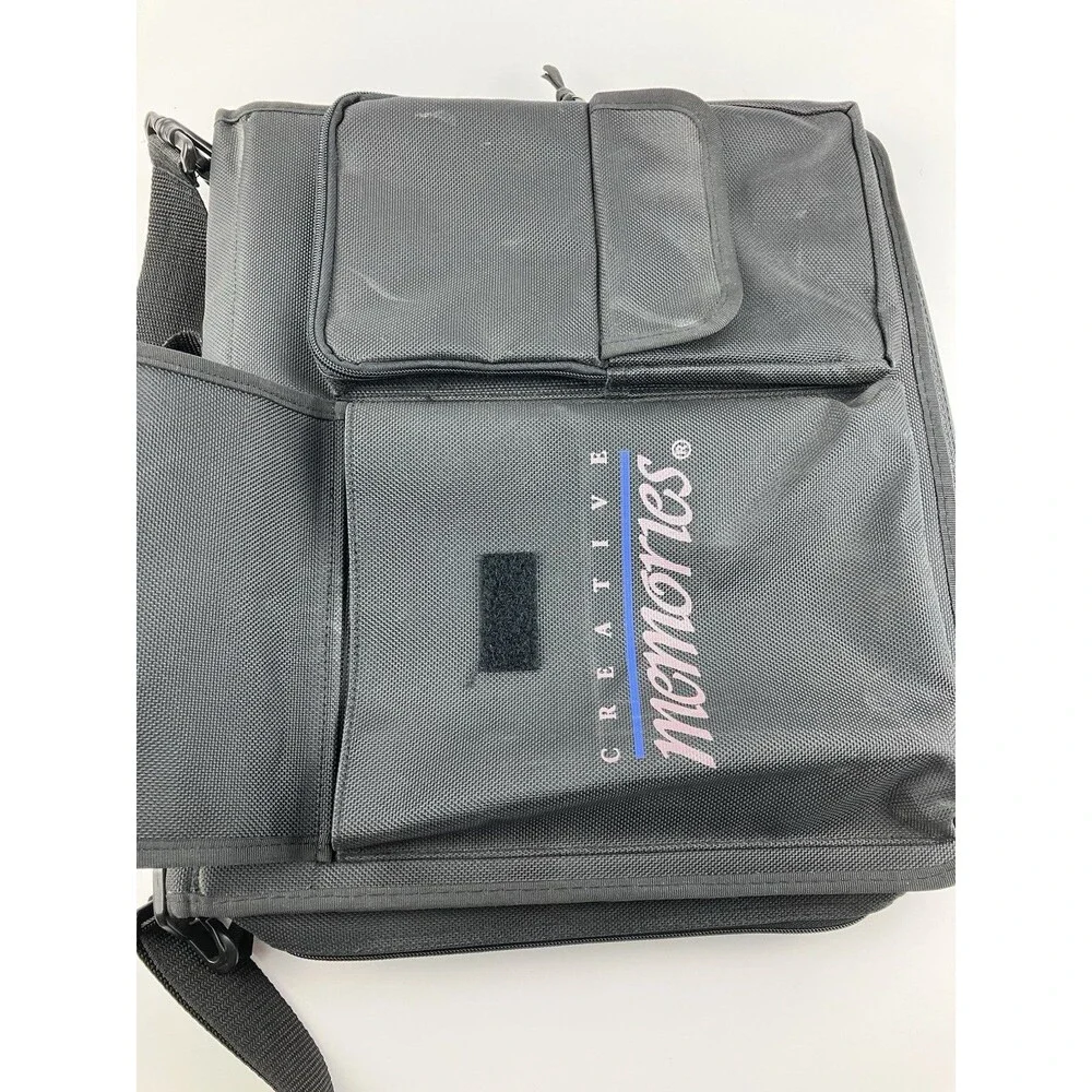 Creative Memories Memory Mate Tote Bag 3 Ring Binder Organizer Black